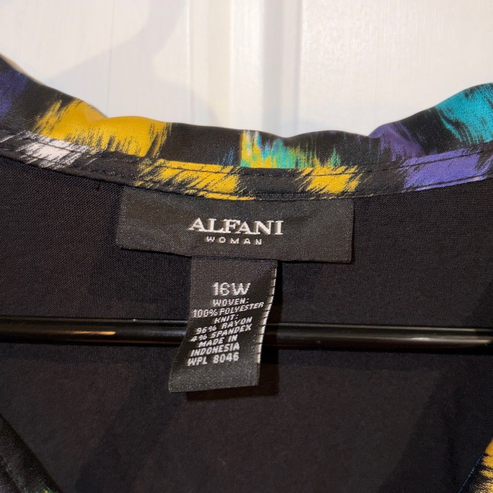 Alfani Blouse 16W - Picture 2 of 7